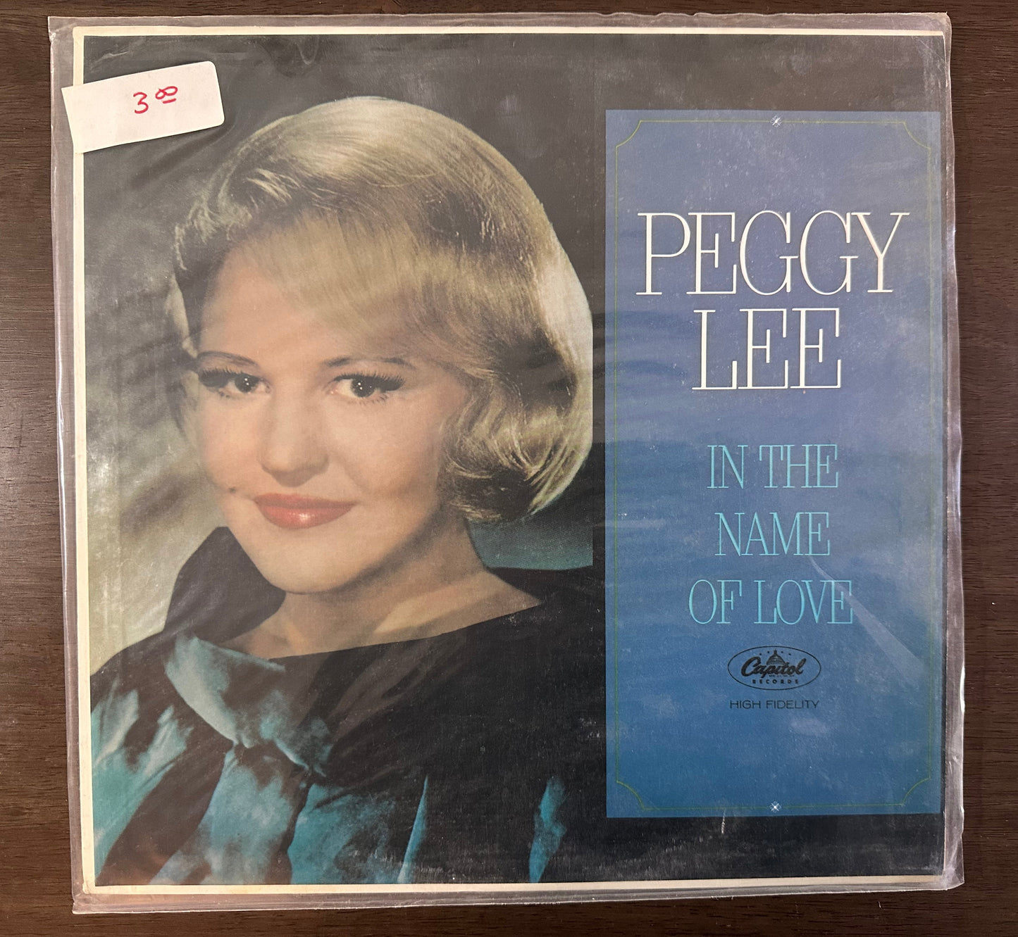 Peggy Lee ~ In The Name Of Love ~ 1974 Capitol Records – SY-4618 VG+ NM Vinyl