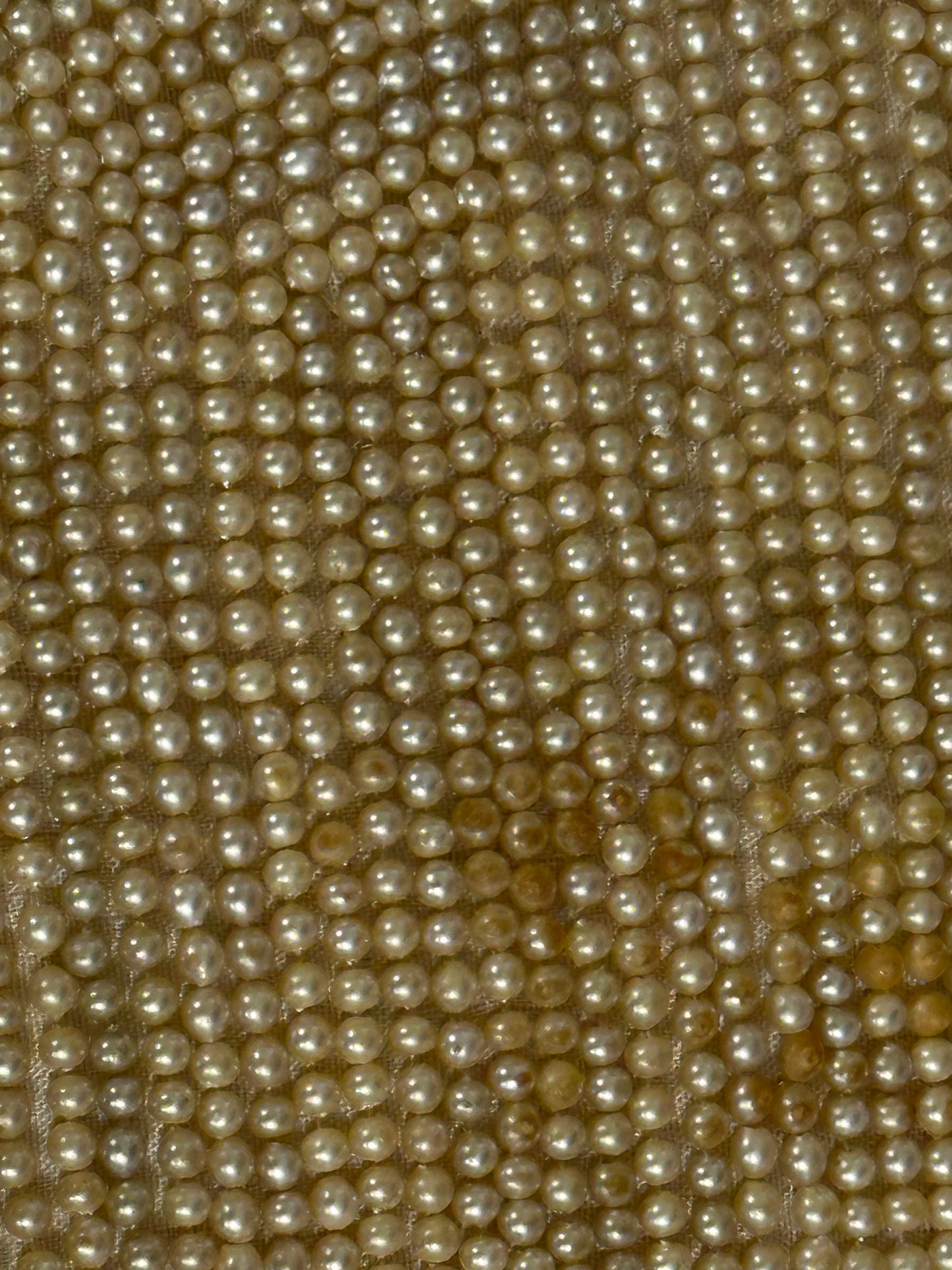 Vintage 1960s La Regale Pearl Beaded Clutch