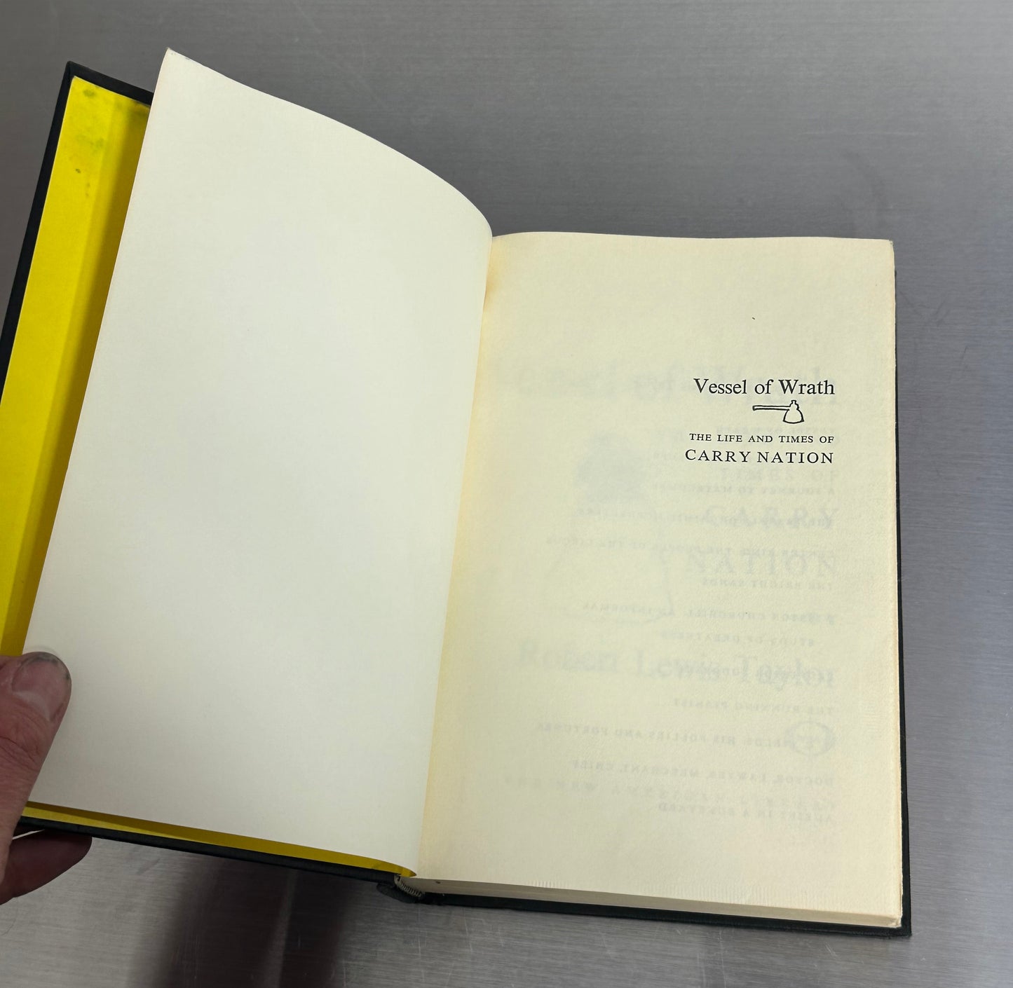 Vessel of Wrath by Robert Lewis Taylor (1966, Hardcover)