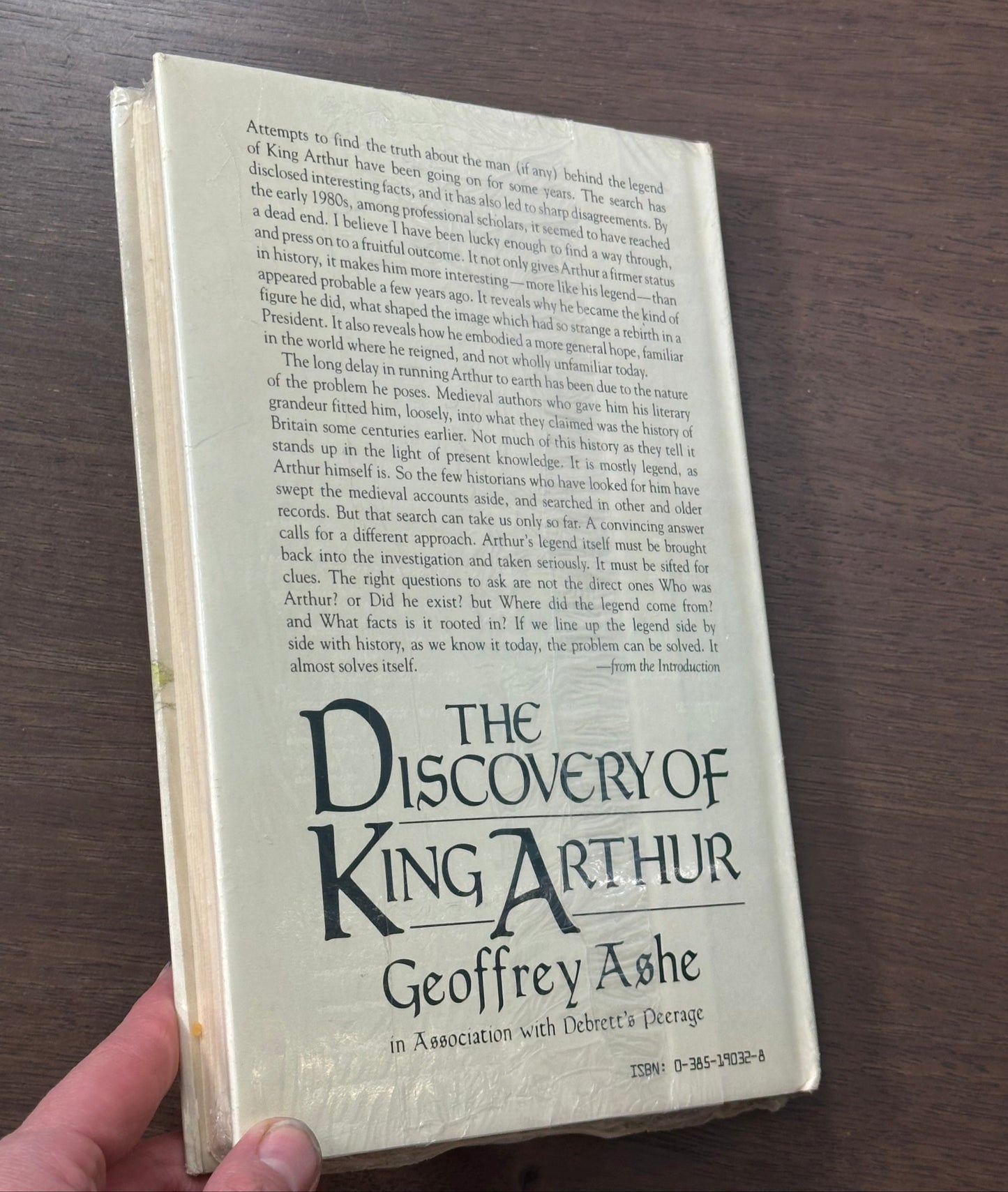 The Discovery Of King Arthur Geoffrey Ashe Paperback Still Sealed