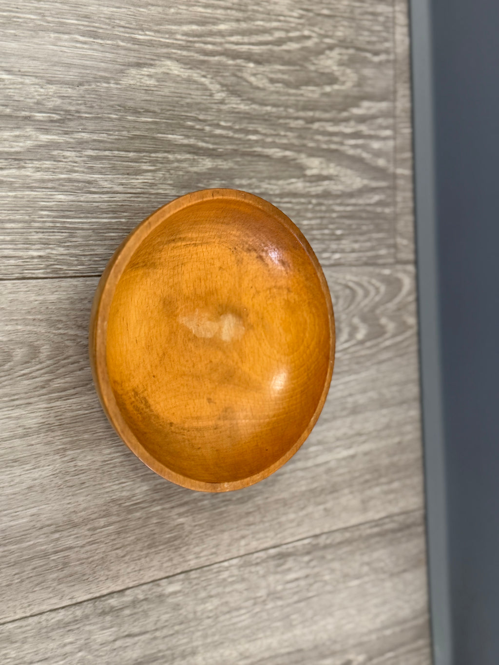 Vintage Japanese Wooden Bowl