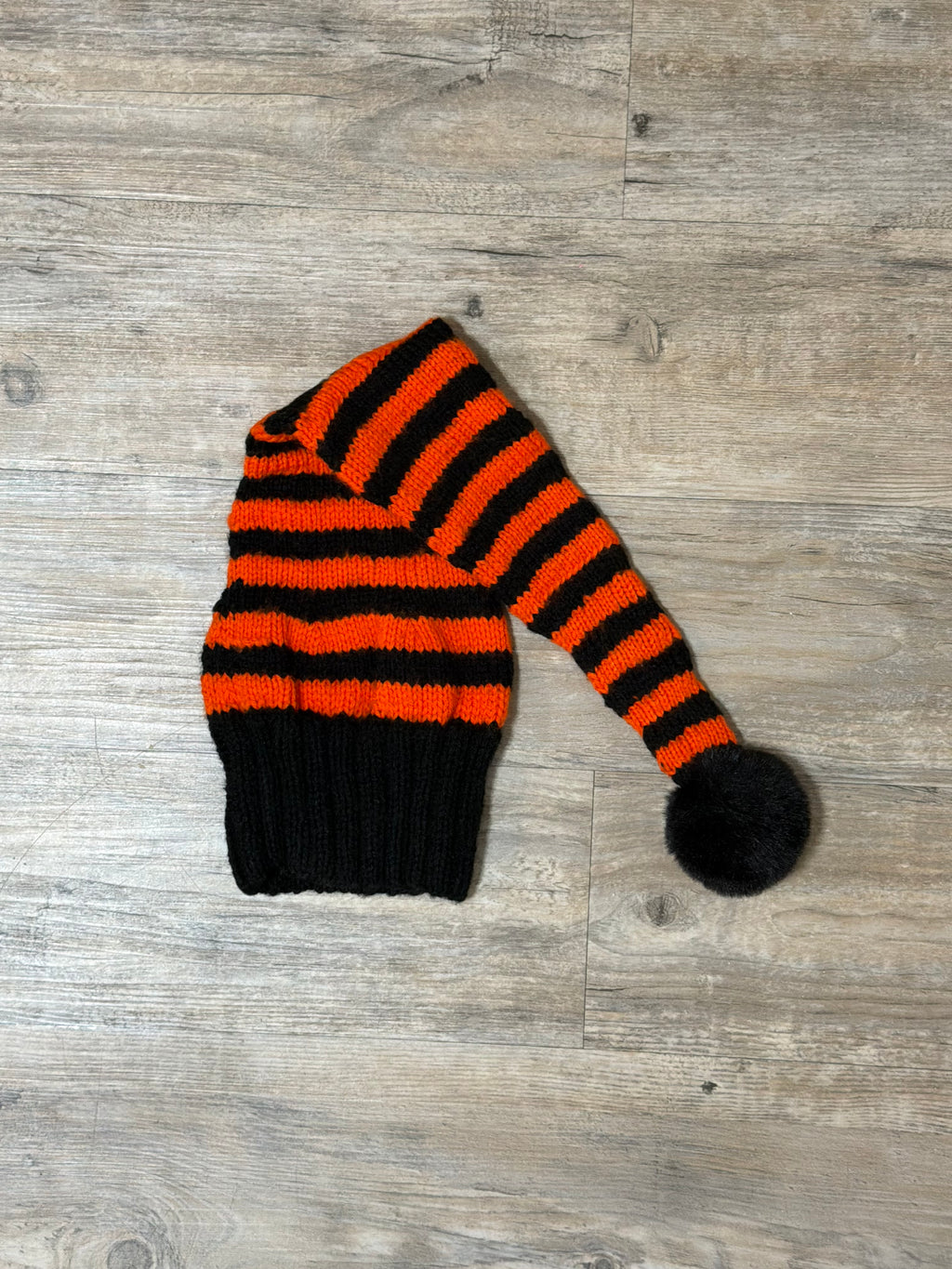 Hand Knitted Halloween Stocking Cap