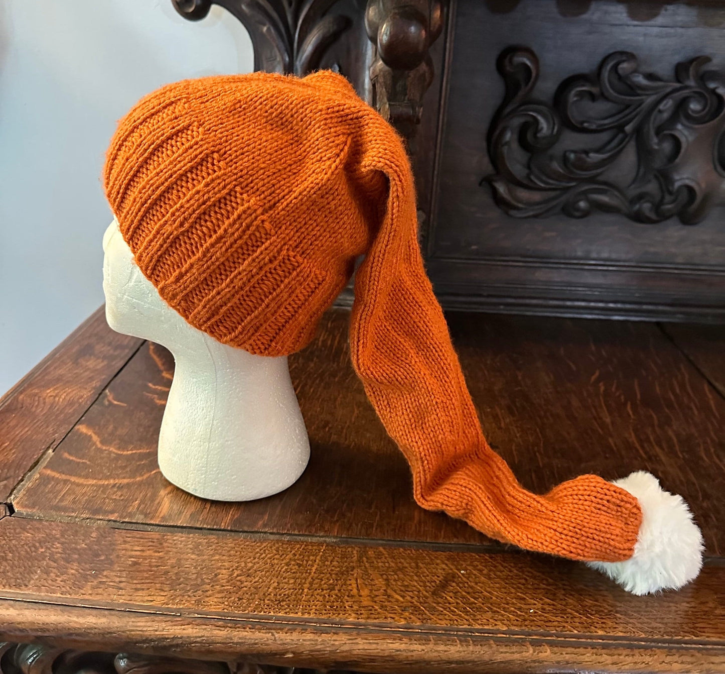 Cozy Pumpkin Stocking Cap