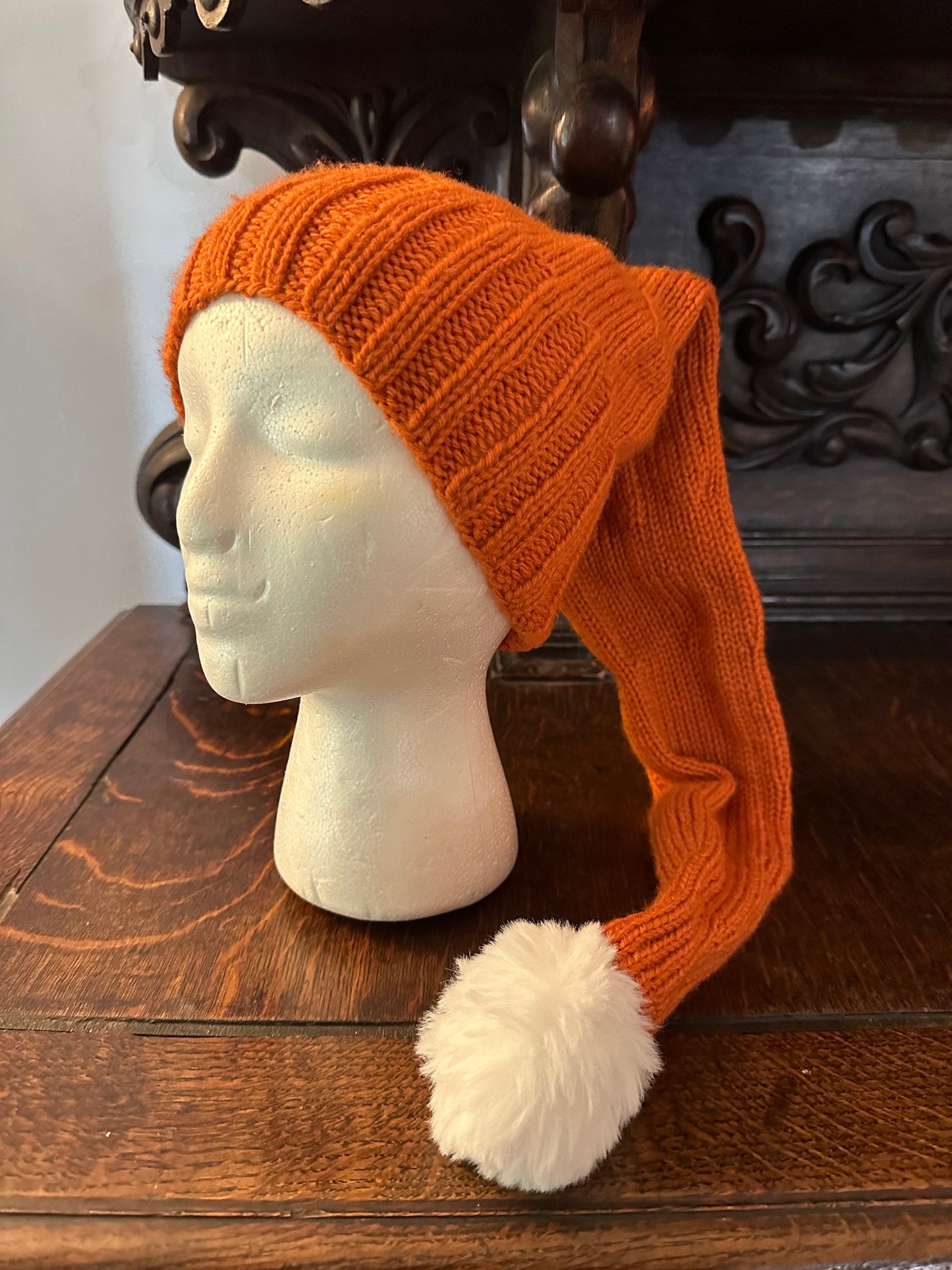 Cozy Pumpkin Stocking Cap
