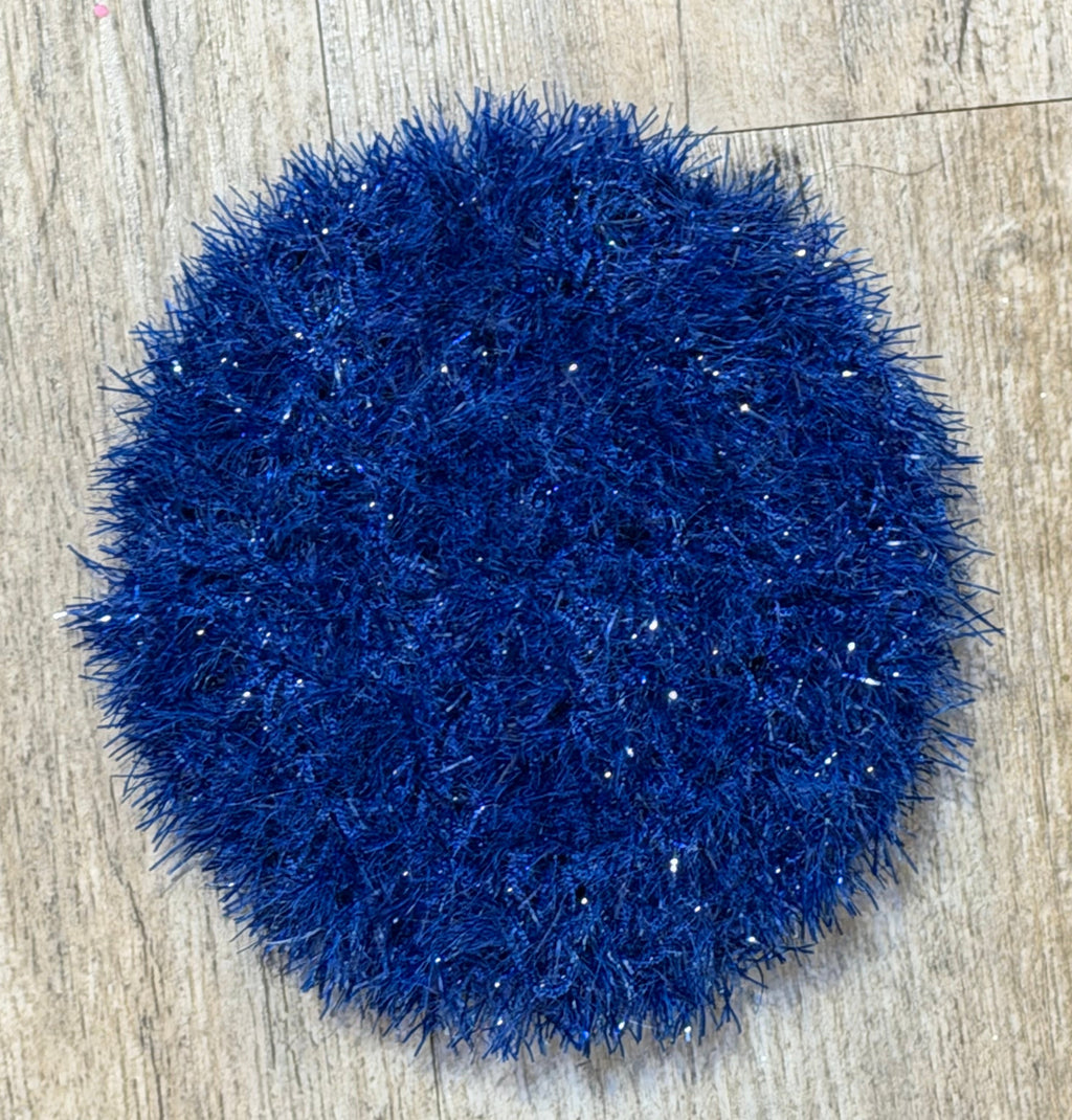 Round Dish Scrubby — Handmade