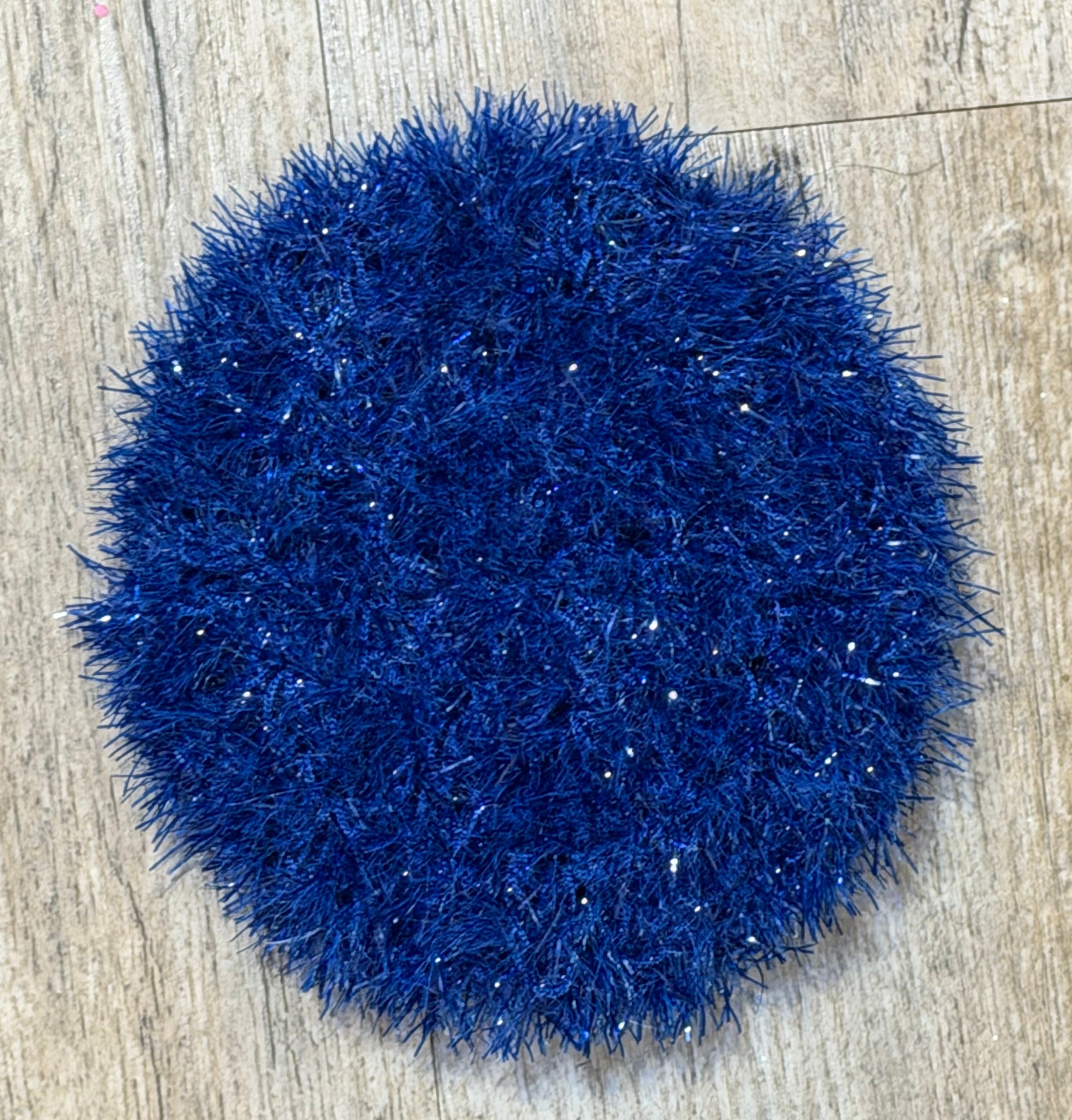 Round Dish Scrubby — Handmade