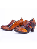 Women's Emmeline Engraved Leather Shoes