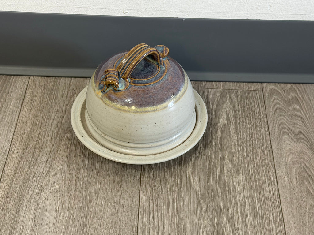 Vintage Studio Pottery Butter Dish