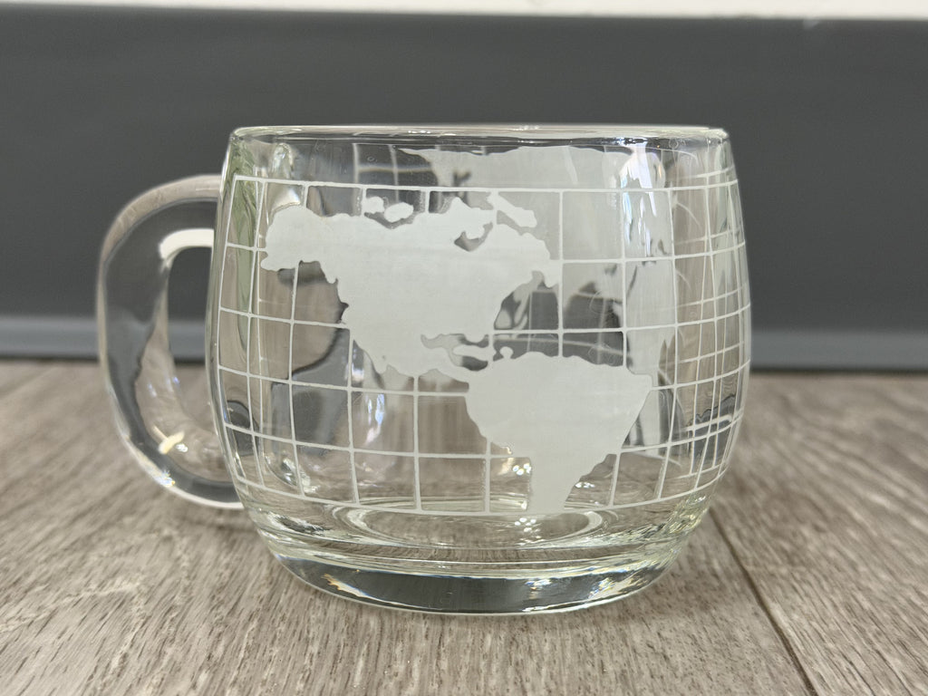 Glass Nestle World Mug