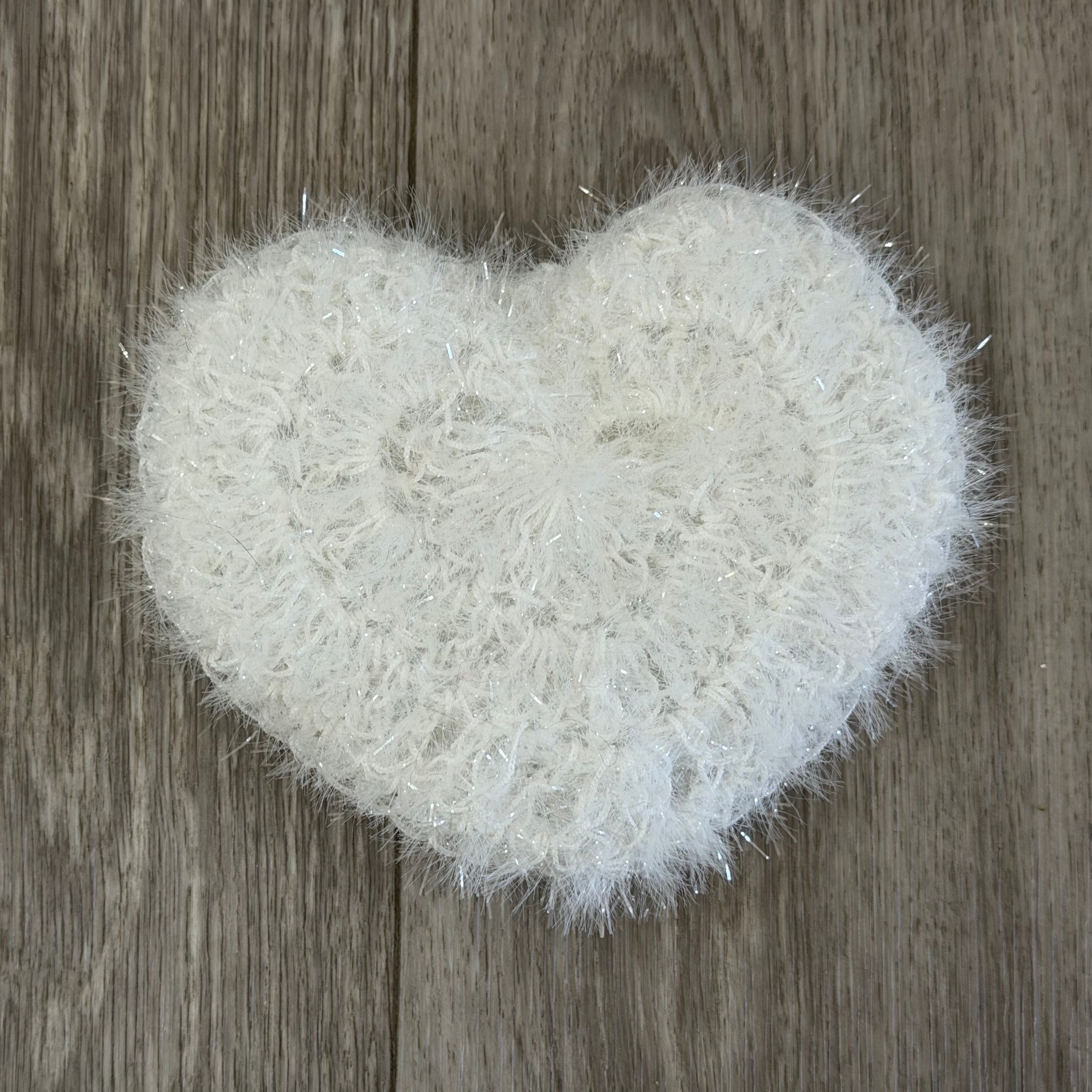 Heart Dish Scrubby — Handmade