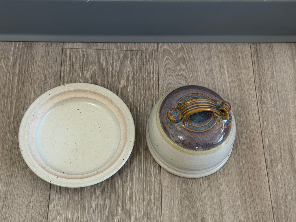 Vintage Studio Pottery Butter Dish