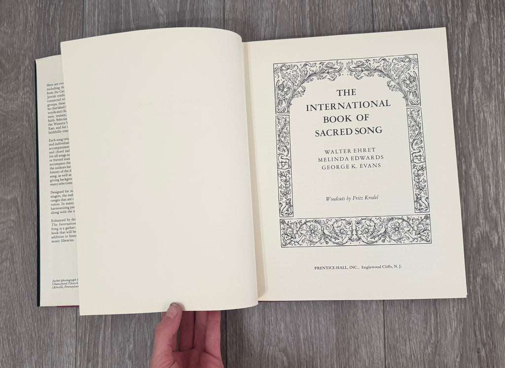 Vintage Sacred Song Sheet Music Book