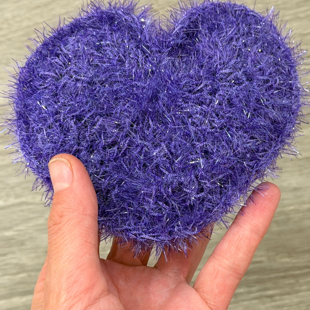 Heart Dish Scrubby — Handmade