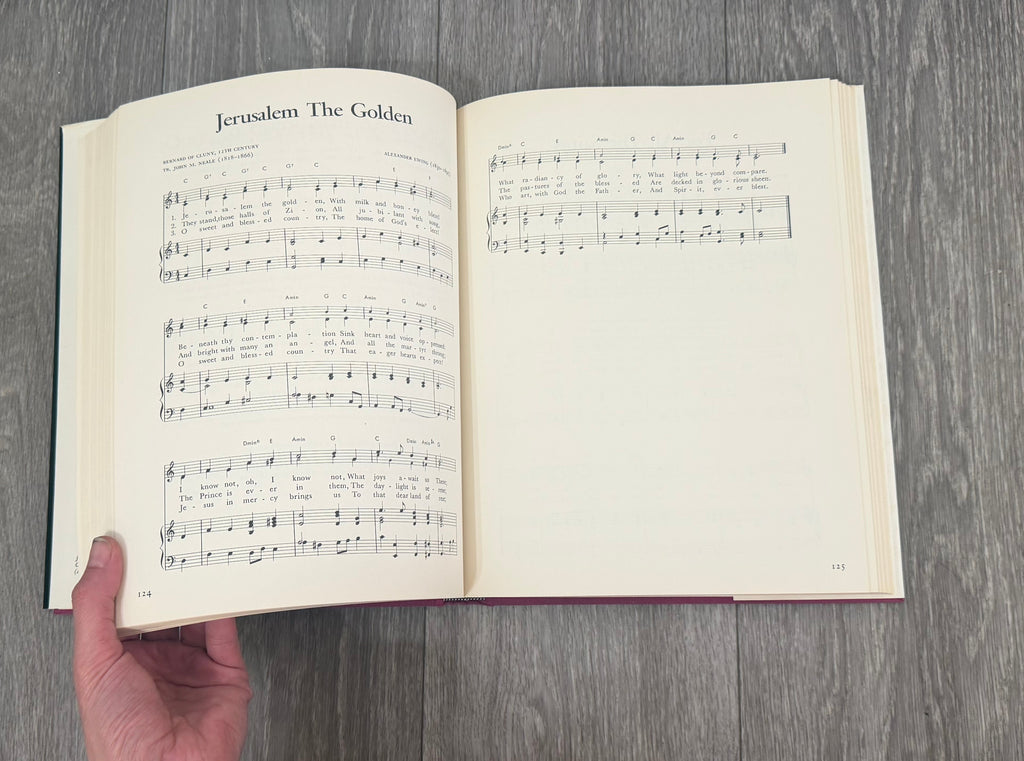 Vintage Sacred Song Sheet Music Book