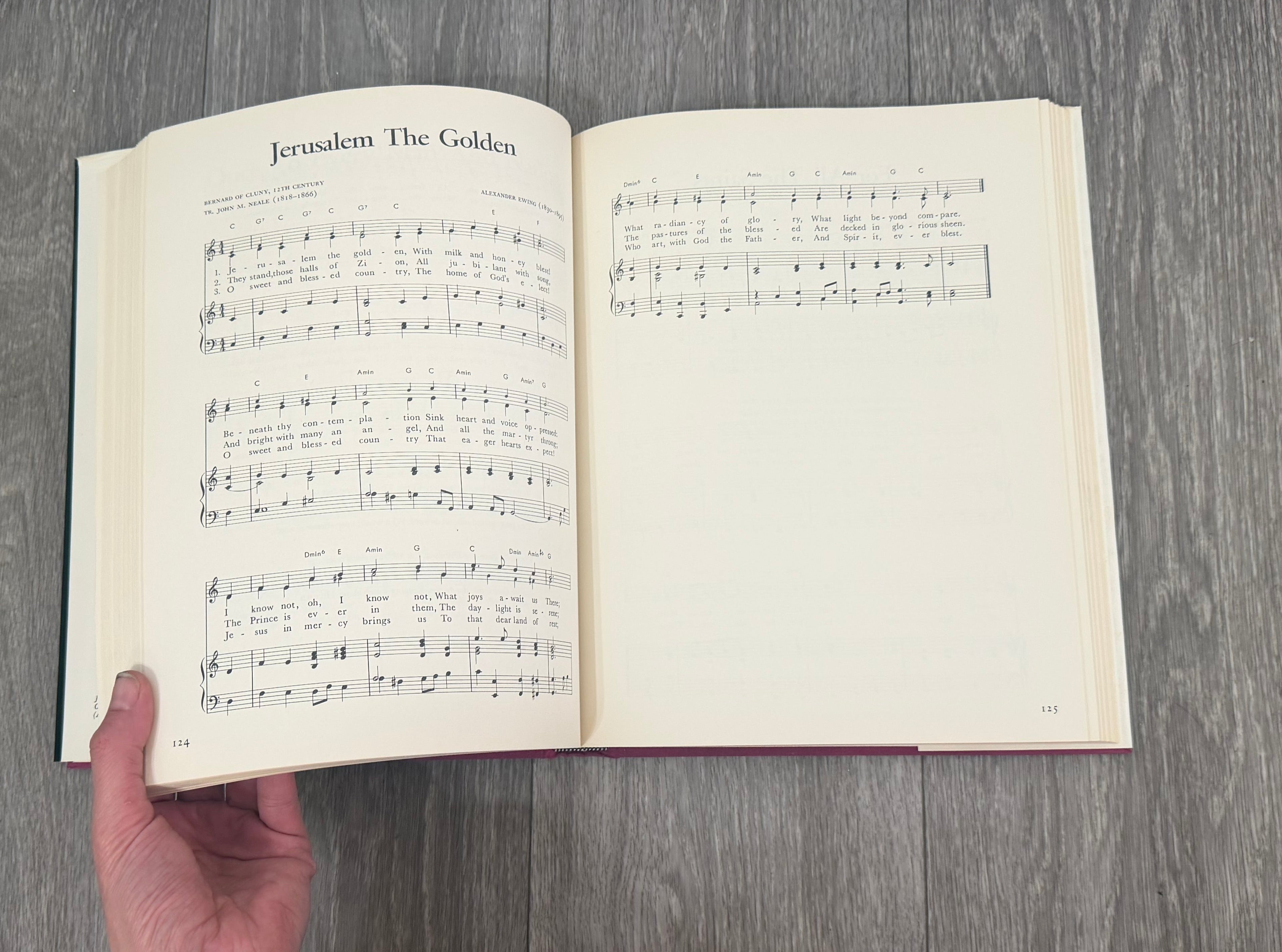 Vintage Sacred Song Sheet Music Book
