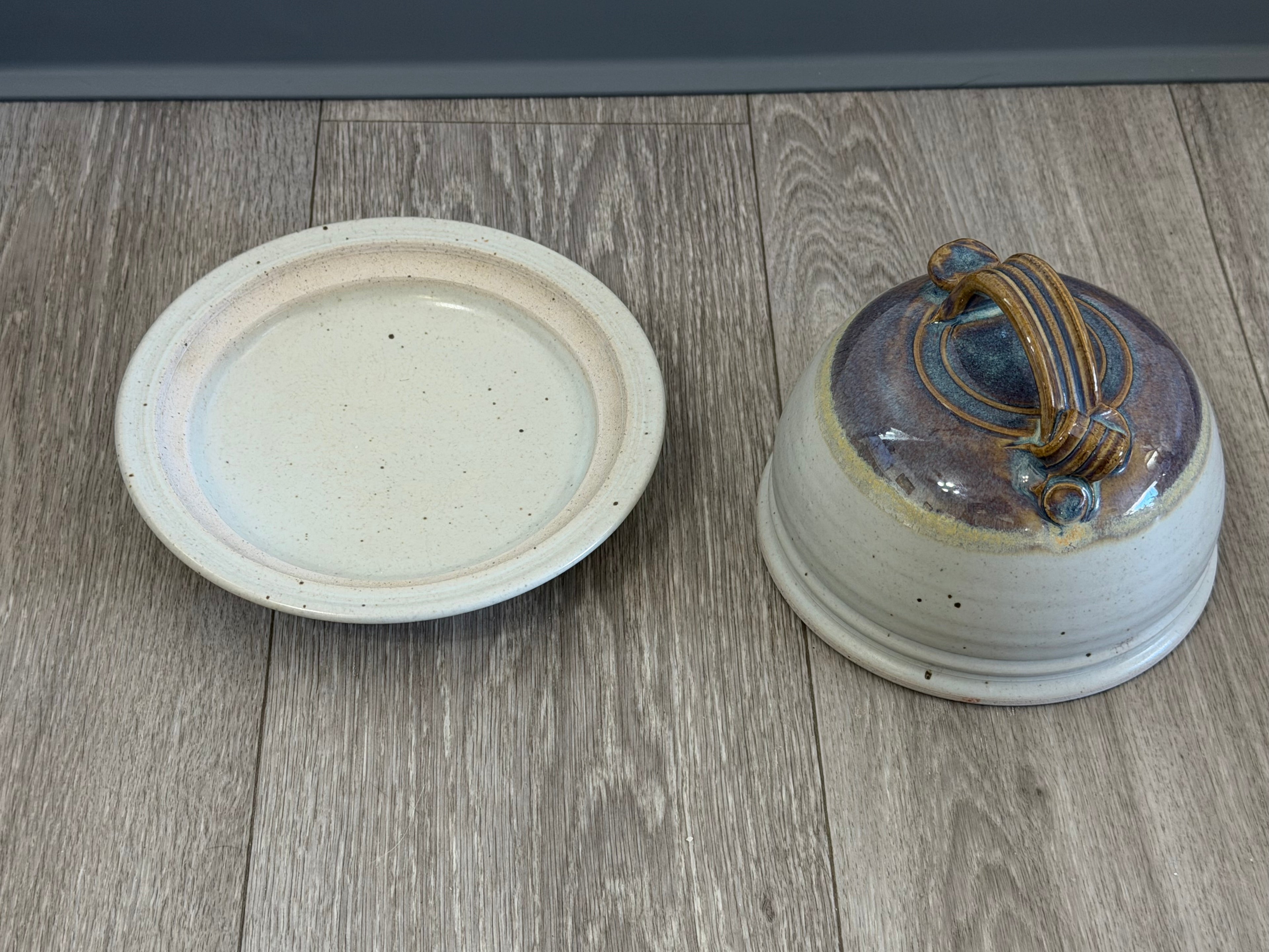 Vintage Studio Pottery Butter Dish