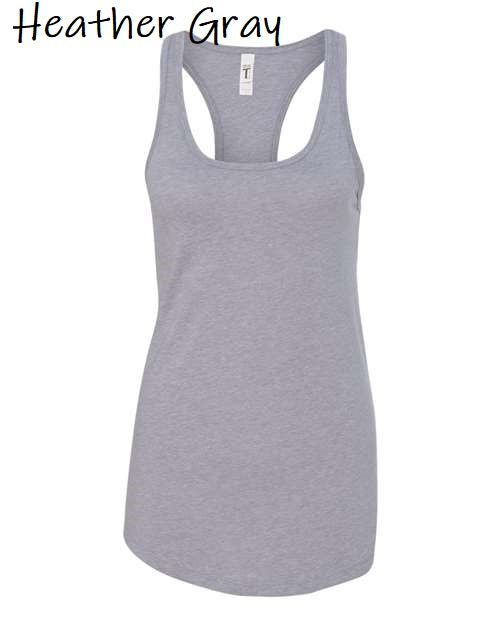 Women's Daisy Peace Sign Racerback Tank
