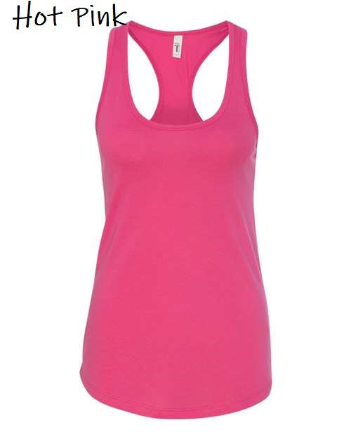 Women's Daisy Peace Sign Racerback Tank