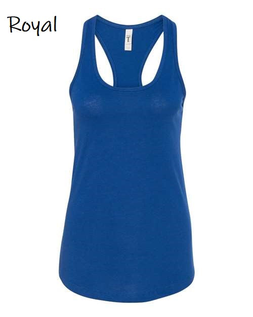 Women's Daisy Peace Sign Racerback Tank