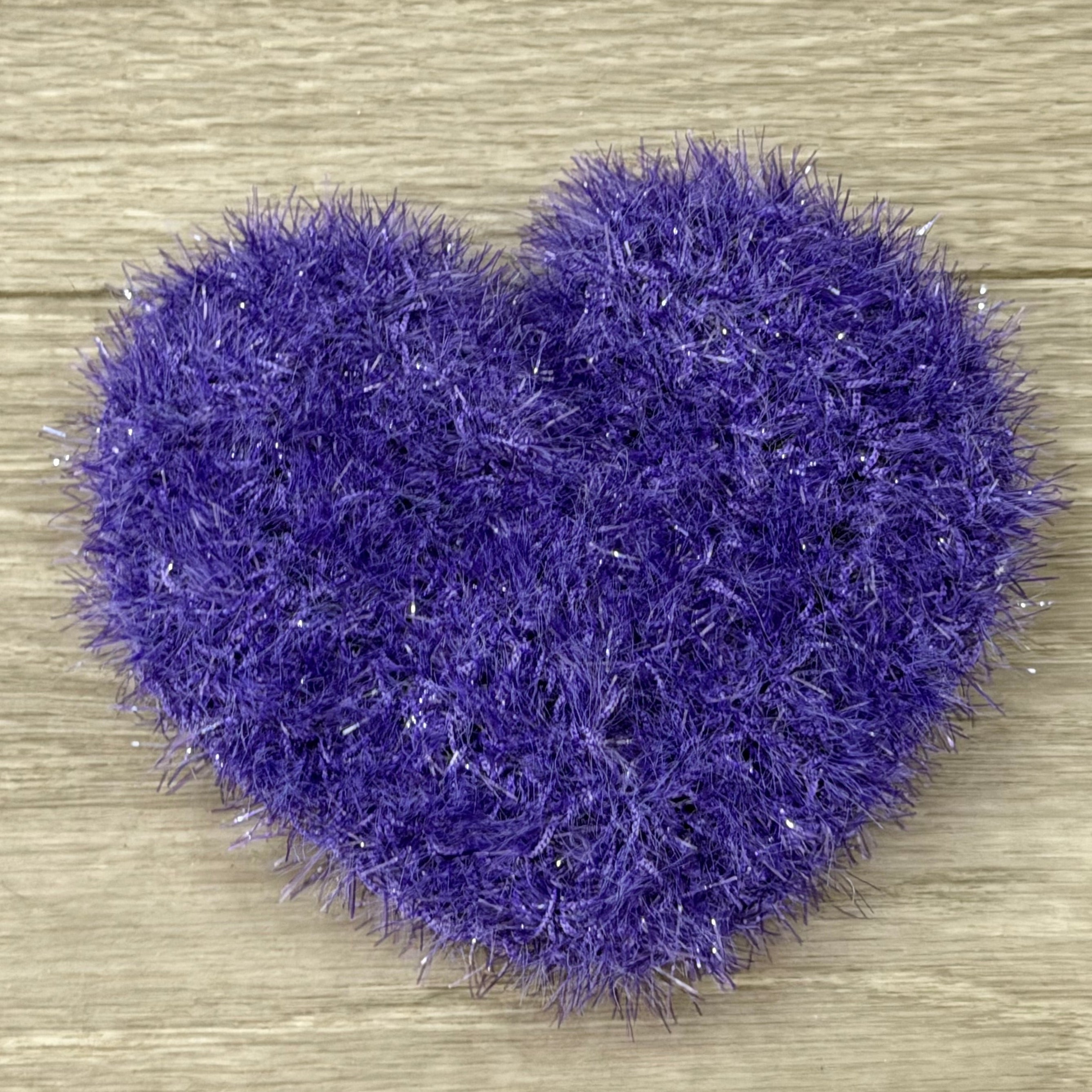 Heart Dish Scrubby — Handmade