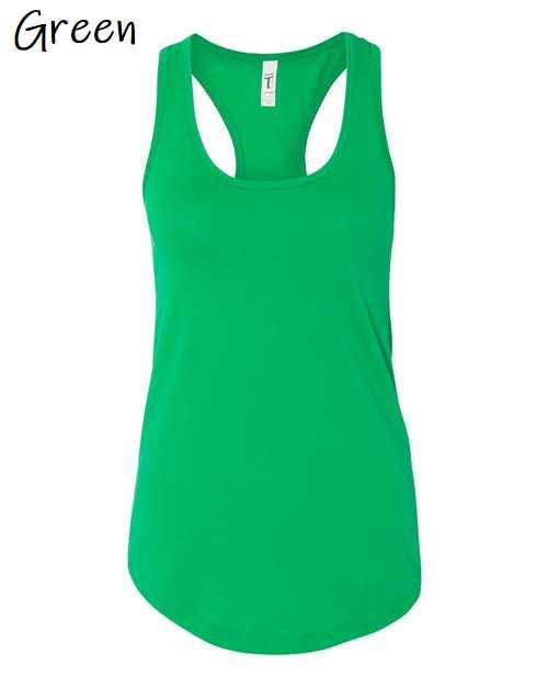 Women's Daisy Peace Sign Racerback Tank