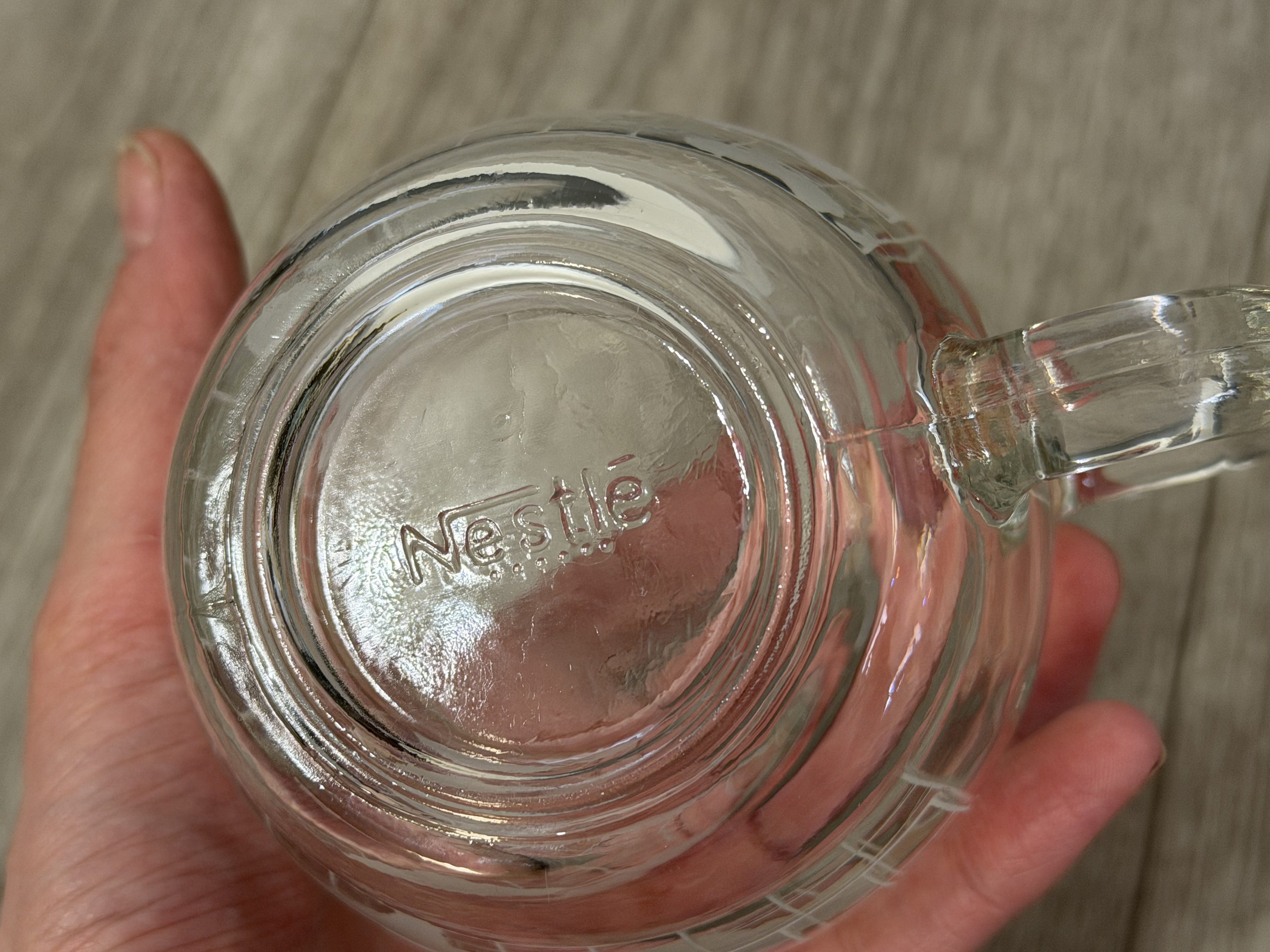 Glass Nestle World Mug