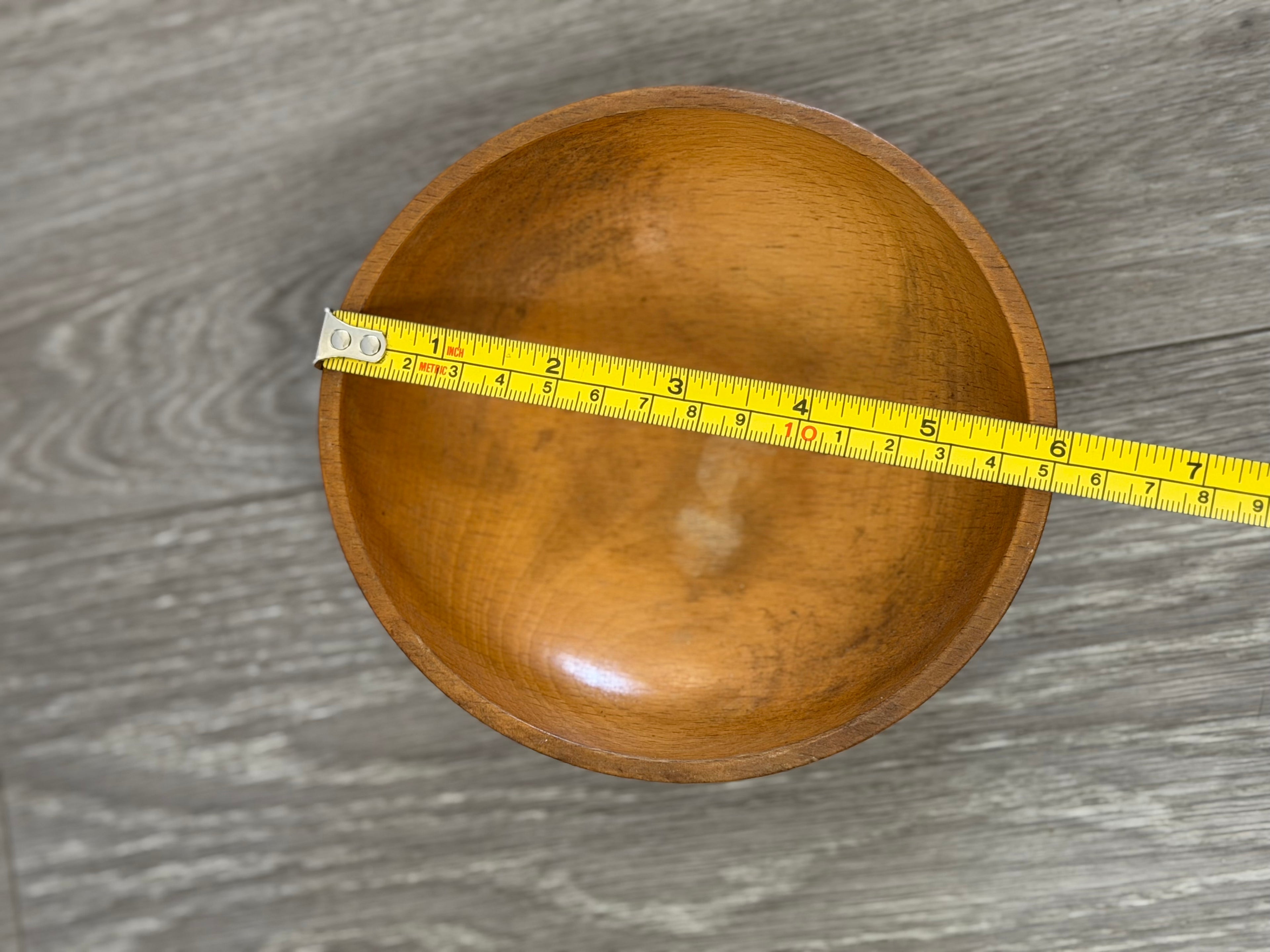 Vintage Japanese Wooden Bowl
