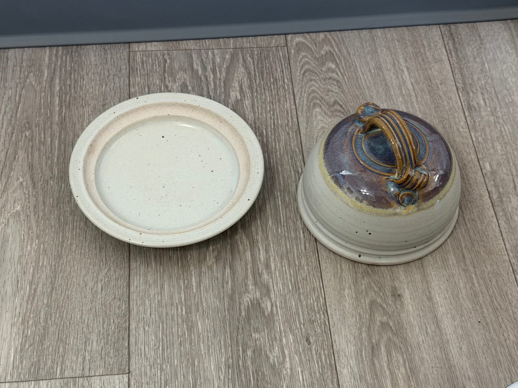 Vintage Studio Pottery Butter Dish
