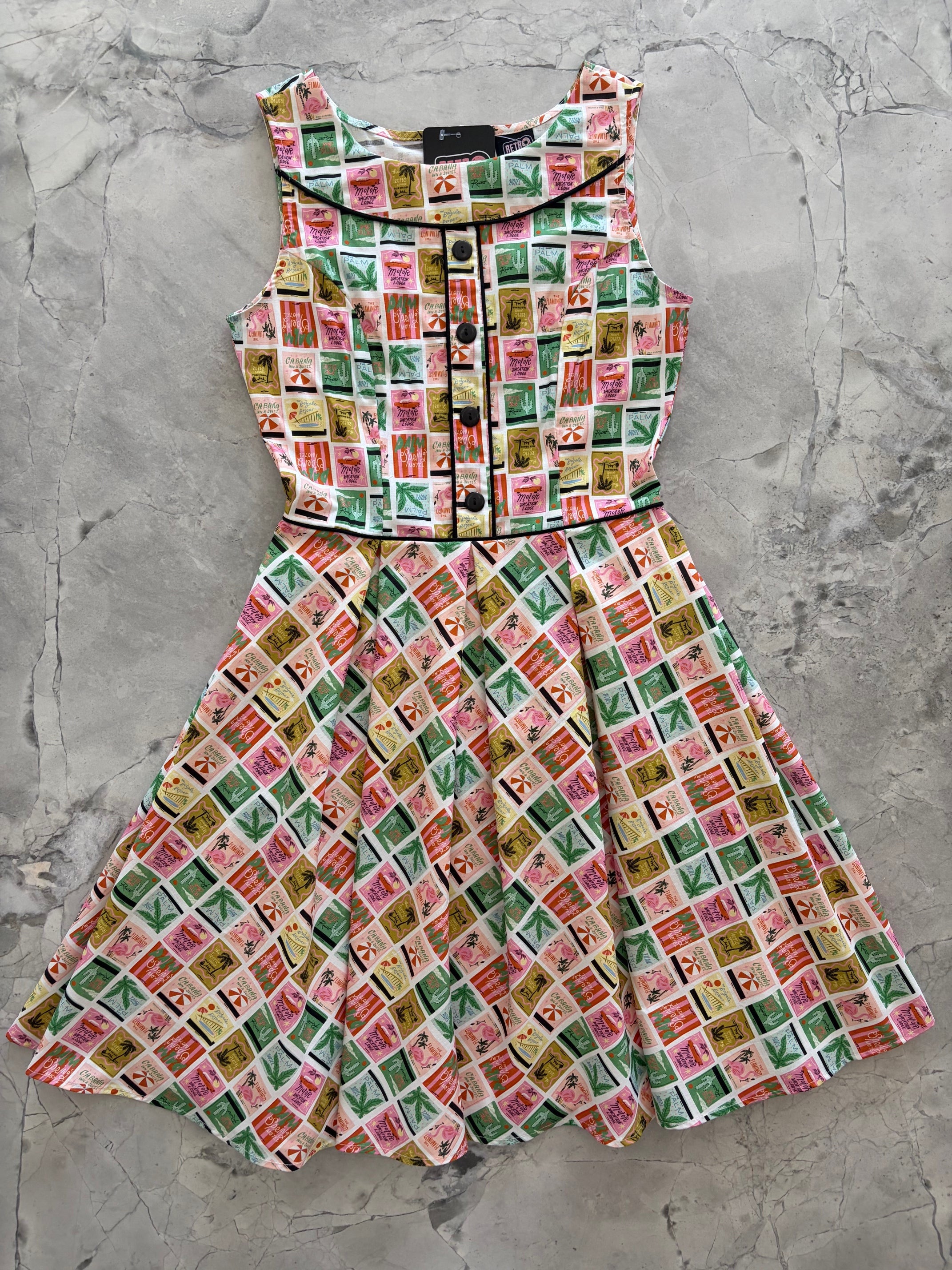 Paradise Print Swing Dress