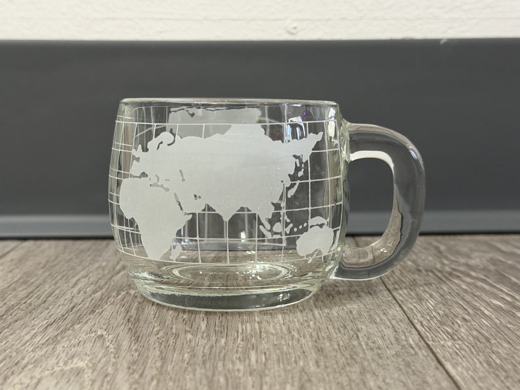 Glass Nestle World Mug