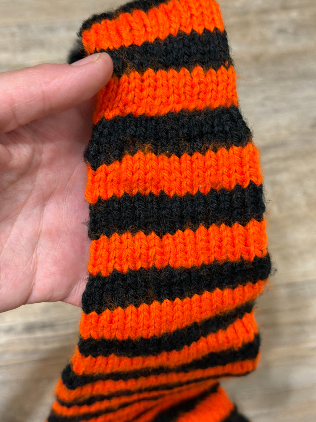 Hand Knitted Halloween Stocking Cap