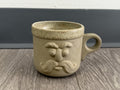 Fitz & Floyd, Stoneware/Pottery, Novelty Mustache Mug/Cup Character Face, 1970's
