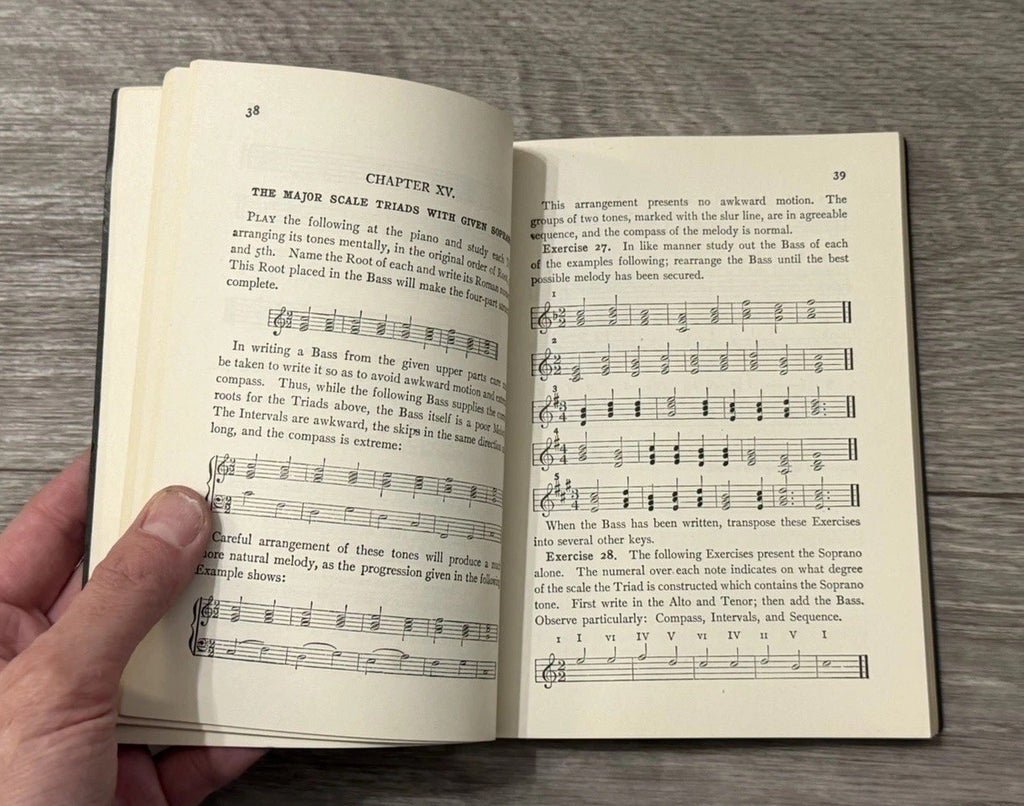 VTG First Year Harmony Thomas Tapper Vintage Small Softcover 1938 4TH Edition