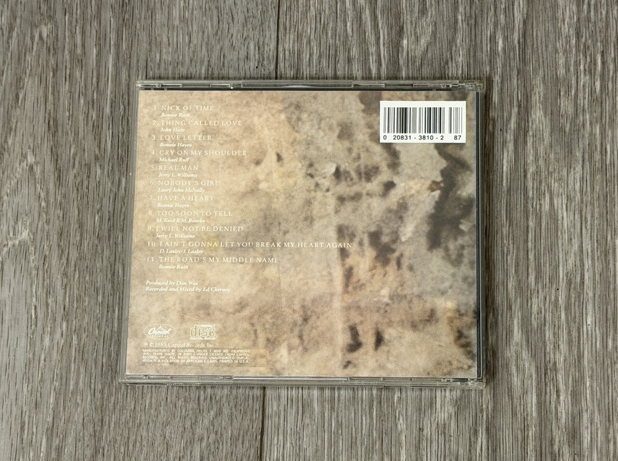 Bonnie Raitt- Nick of Time CD VG+ CDP-591268