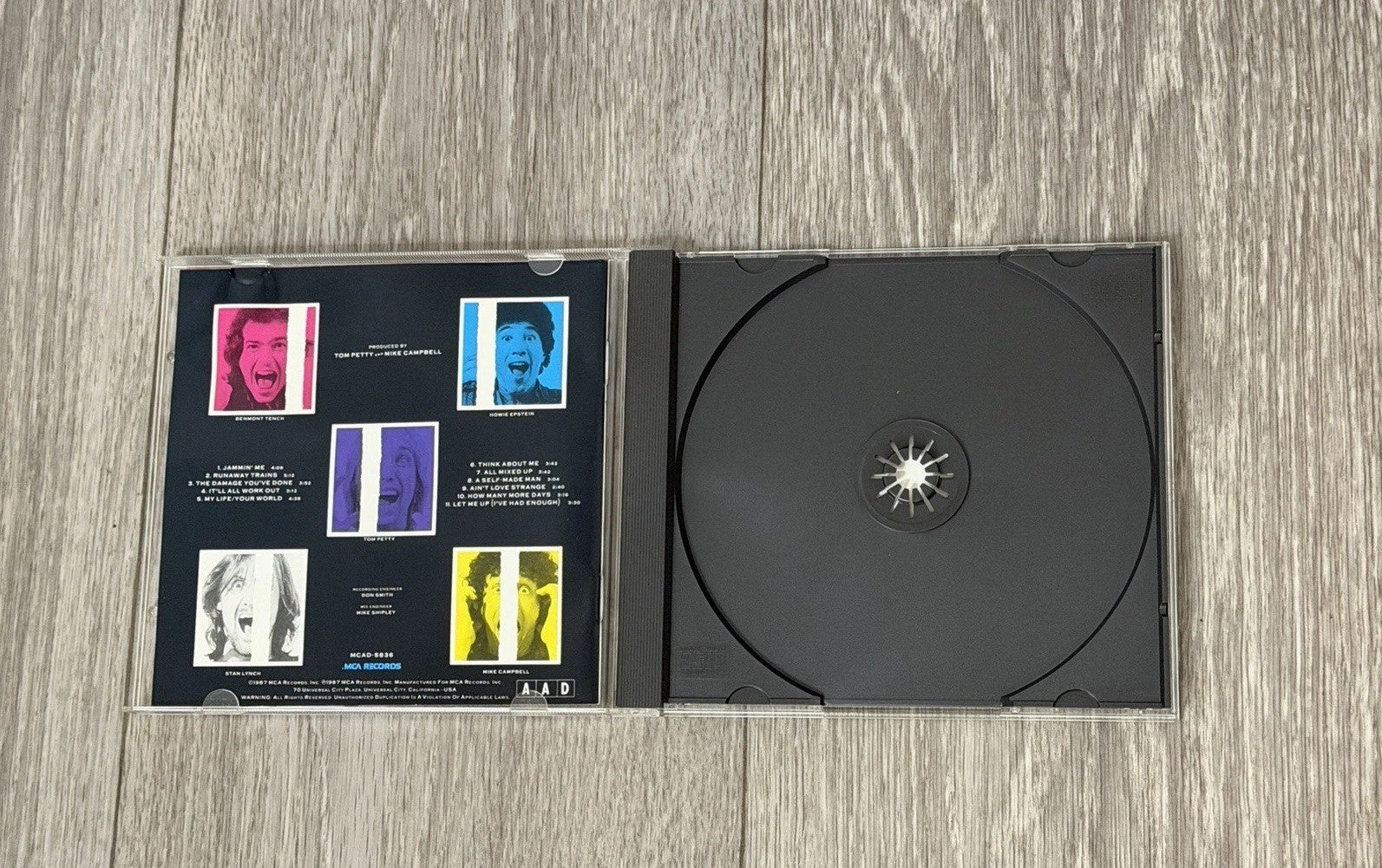 Tom Petty and The Heartbreakers Let Me Up I've Had Enough CD 1987 MzCAD-5836