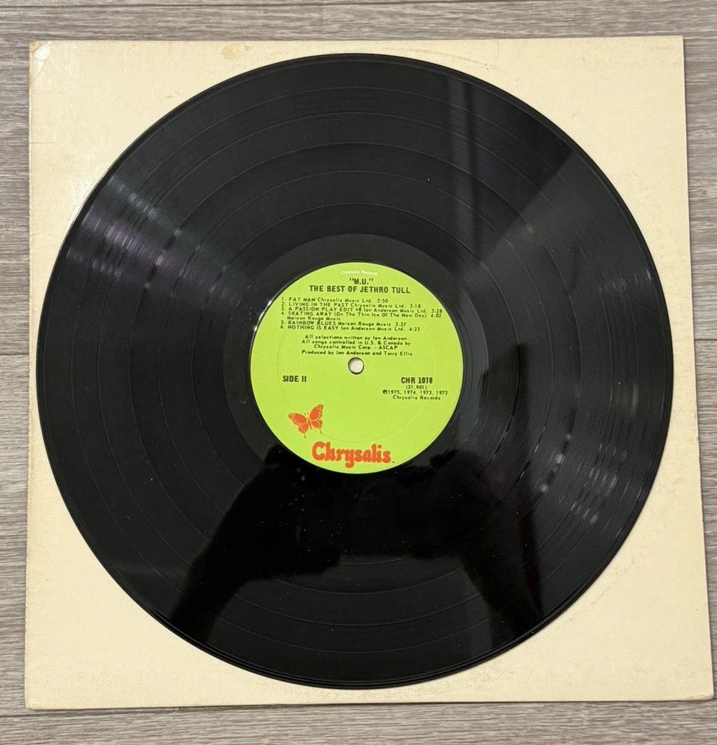 JETHRO TULL – M.U. The Best Of Jethro Tull Vinyl LP Record Chrysalis CHR 1078