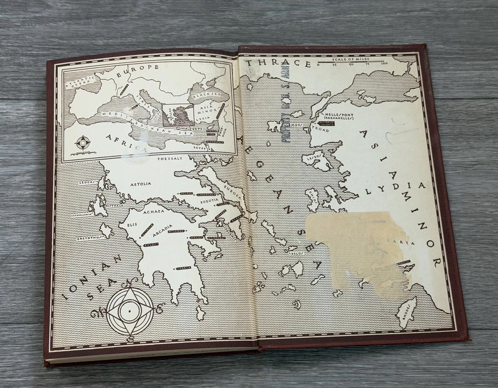 The World of Odysseus by M.I. Finley Hardcover 1954 Fair Condition Viking Press