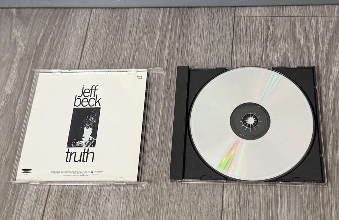 Jeff Beck - Truth CD 1968 Classic Rock Epic Label Legendary Guitar CRACKED CASE