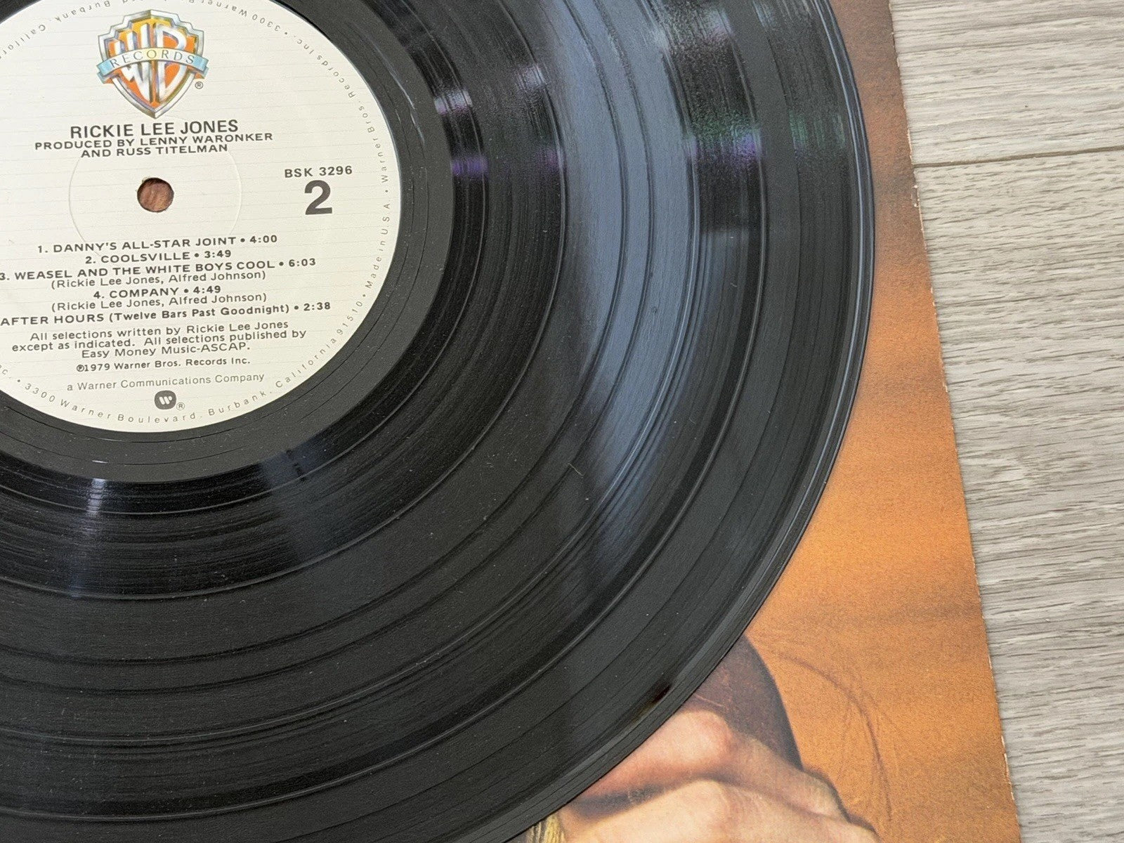 RICKIE LEE JONES - Self Titled (1979) - 12" Vinyl Record LP - GOOD