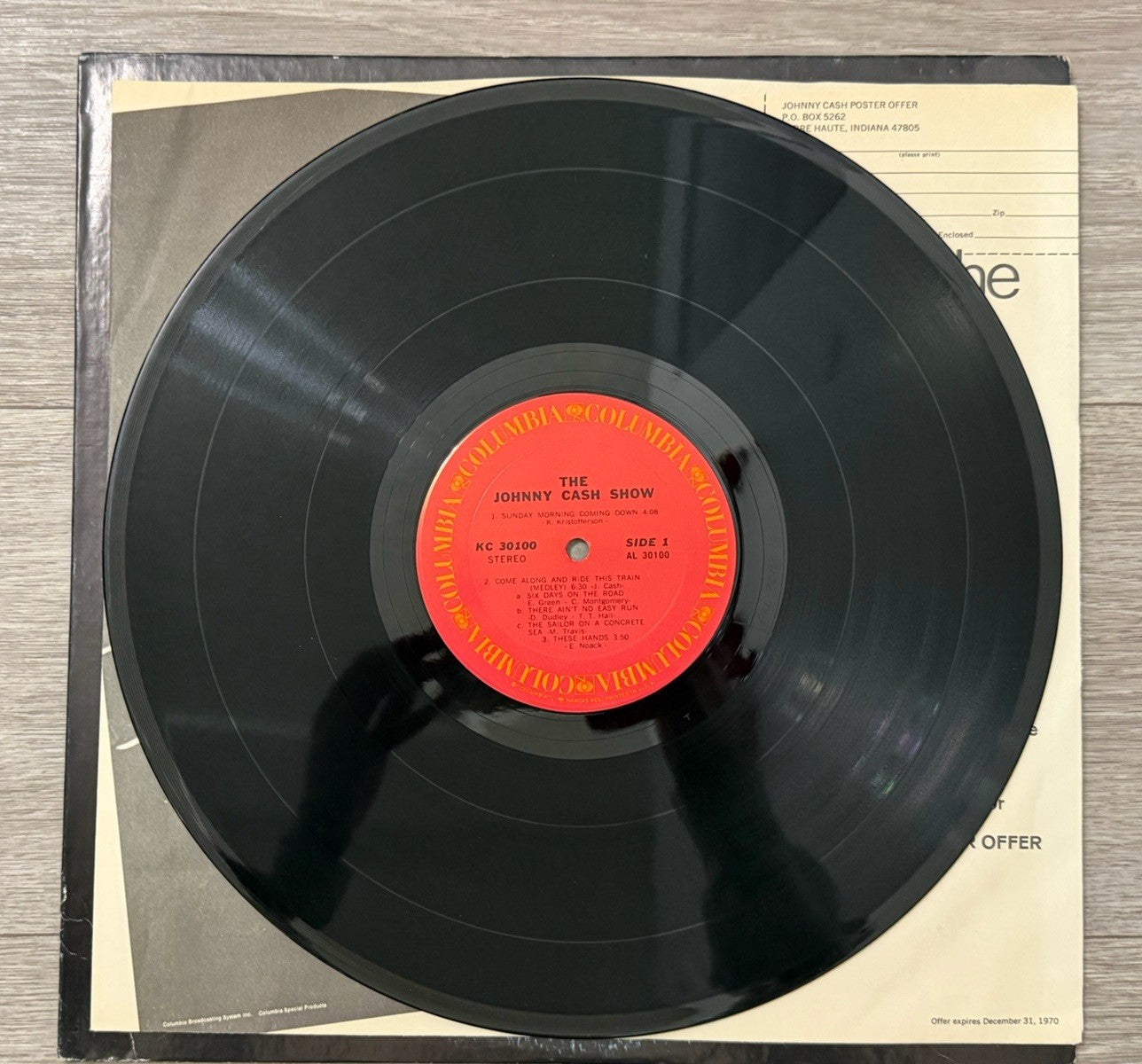 JOHNNY CASH – THE JOHNNY CASH SHOW - VINYL LP - AA