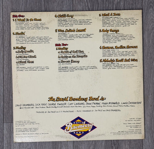 David Bromberg Band - Reckless Abandon LP - 1977 VG/G+ On Fantasy Records