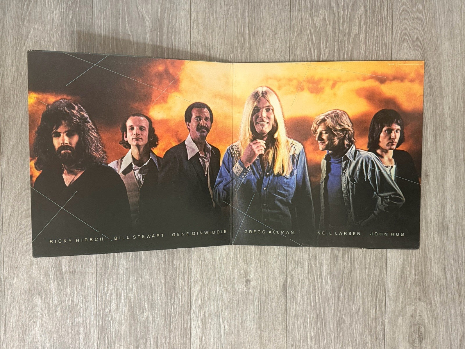 The Gregg Allman Band-Playin' Up A Storm-1977 CP 0181 (Winchester) Vinyl Record 