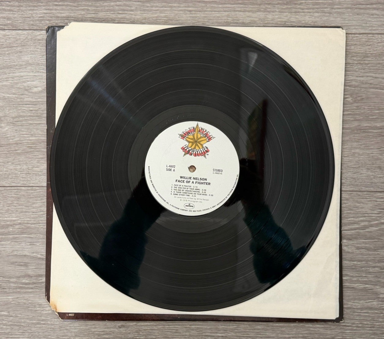 Willie Nelson - Face Of A Fighter 1978 LP Vinyl Album 
