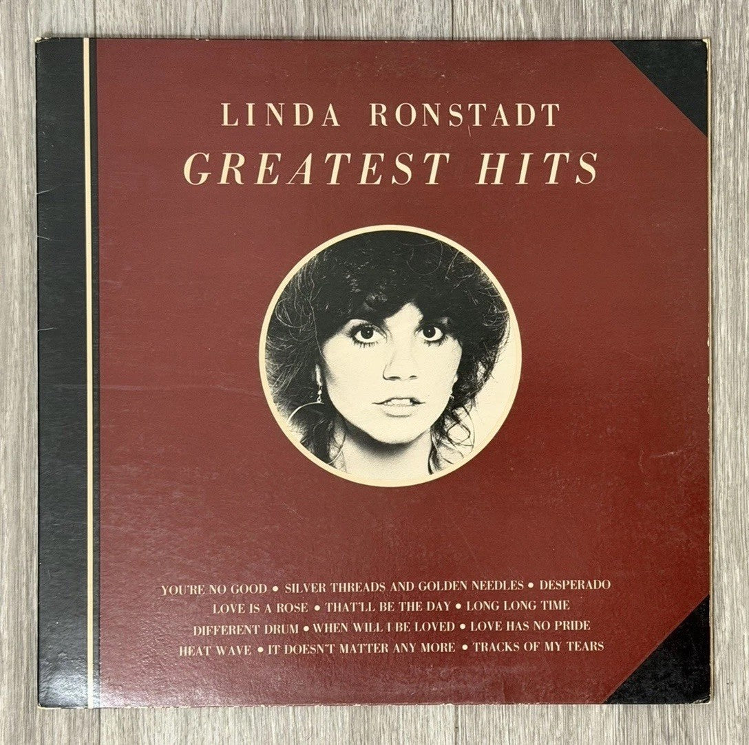 VTG LINDA RONSTADT " GREATEST HITS  "  LP VG Asylum 6E-106 STEREO 1976 Gatefold