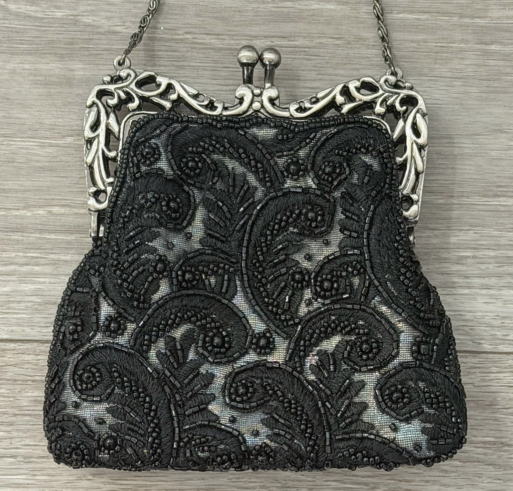 Womens Vtg Style Beaded Sequin Evening Handbag Prom /Homecoming /Wedding Clutch