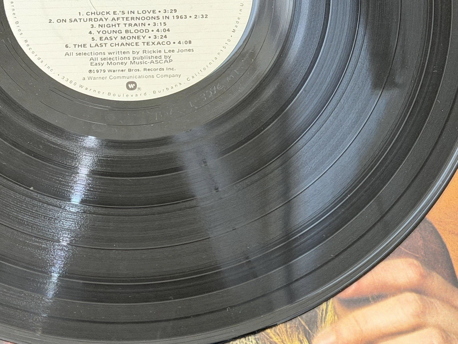 RICKIE LEE JONES - Self Titled (1979) - 12" Vinyl Record LP - GOOD