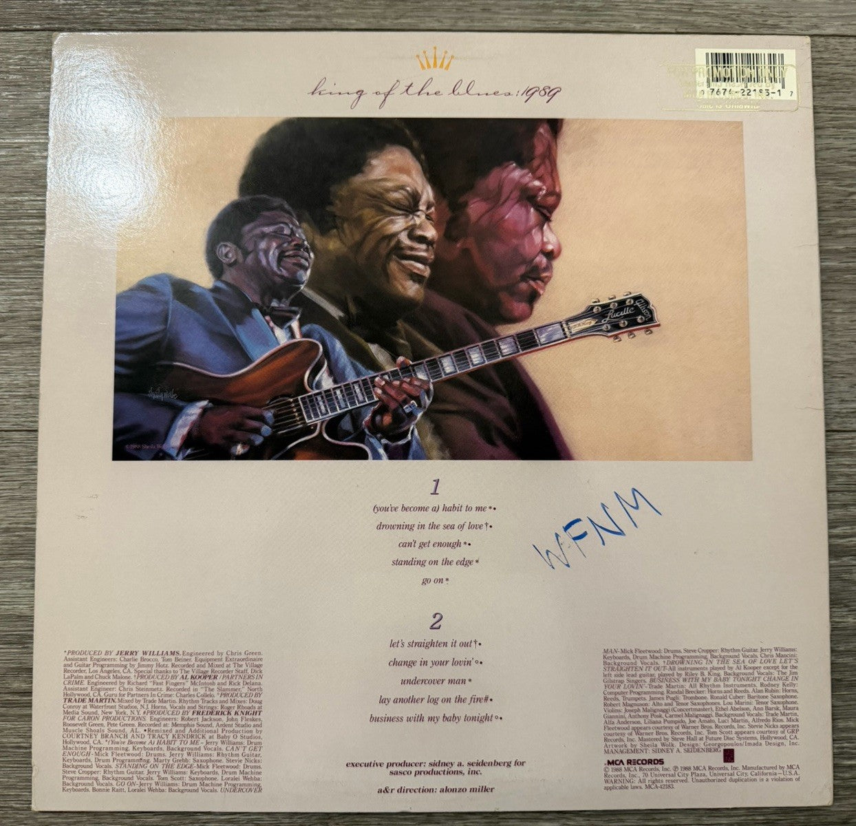 A5-95 B.B. KING King Of The Blues - PROMO - 1988 - MCA-42193