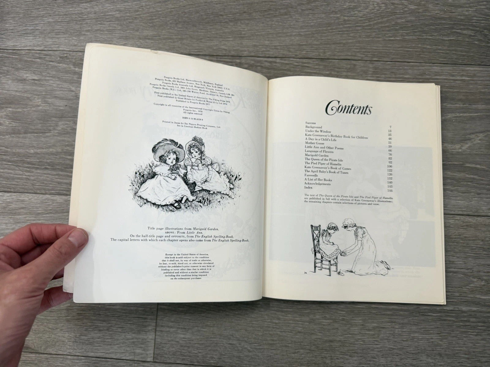 The Kate Greenway Book by Bryan Holme 1977 Paperback (Penquin Book)