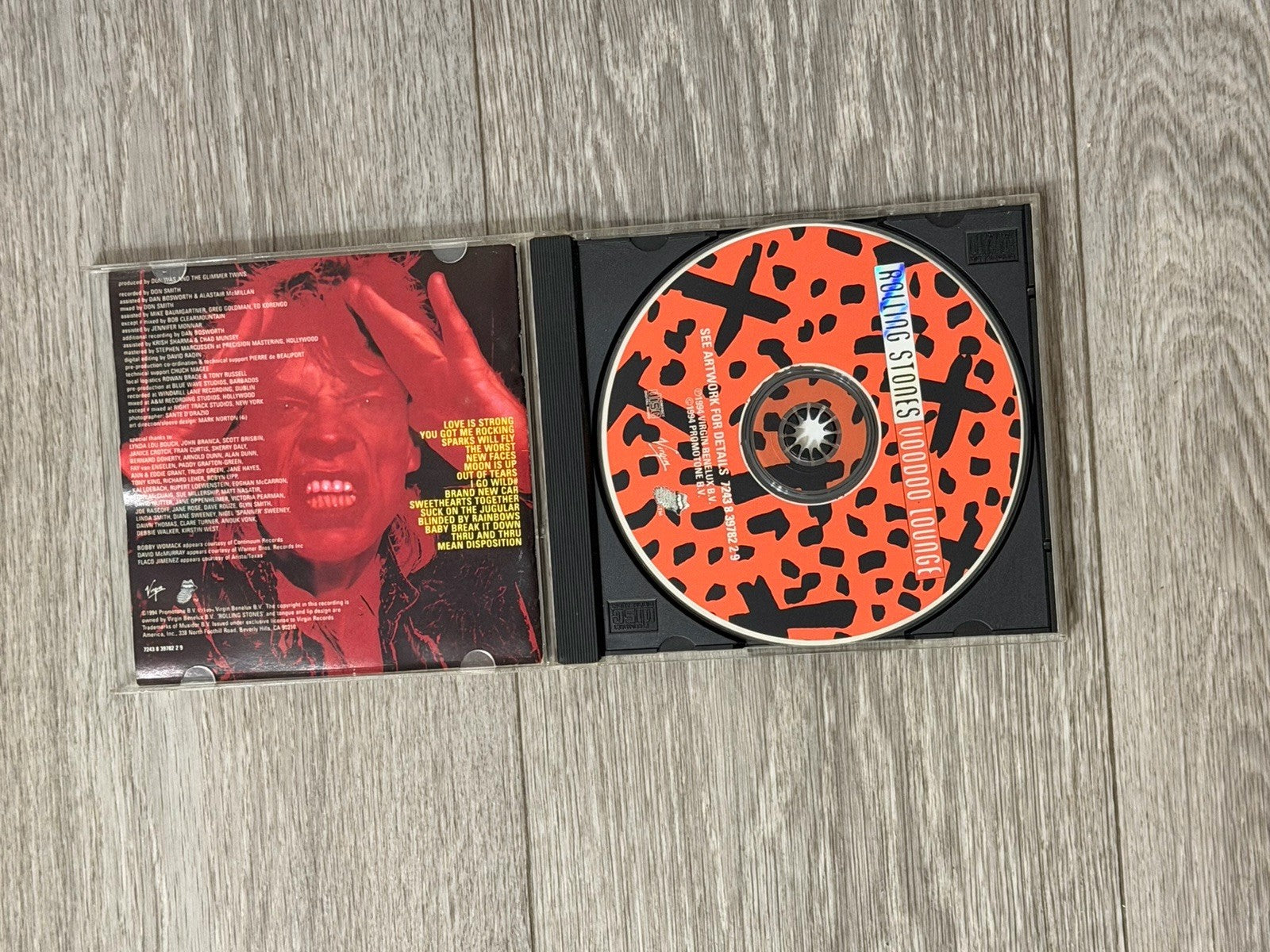VINTAGE ROLLING STONES VOODOO LOUNGE CD 7243 Il8 39782 2 9 Virgin Records 1994