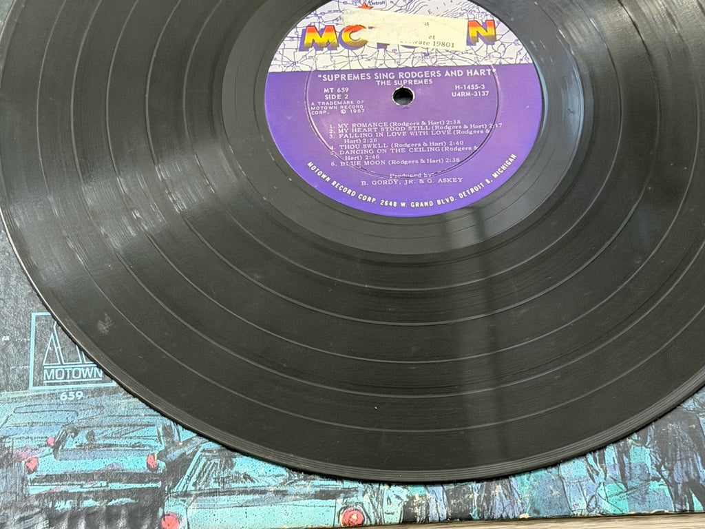 The Supremes Sing Rodgers & Hart.  Motown MT 659 LP Vinyl  1967 VG+